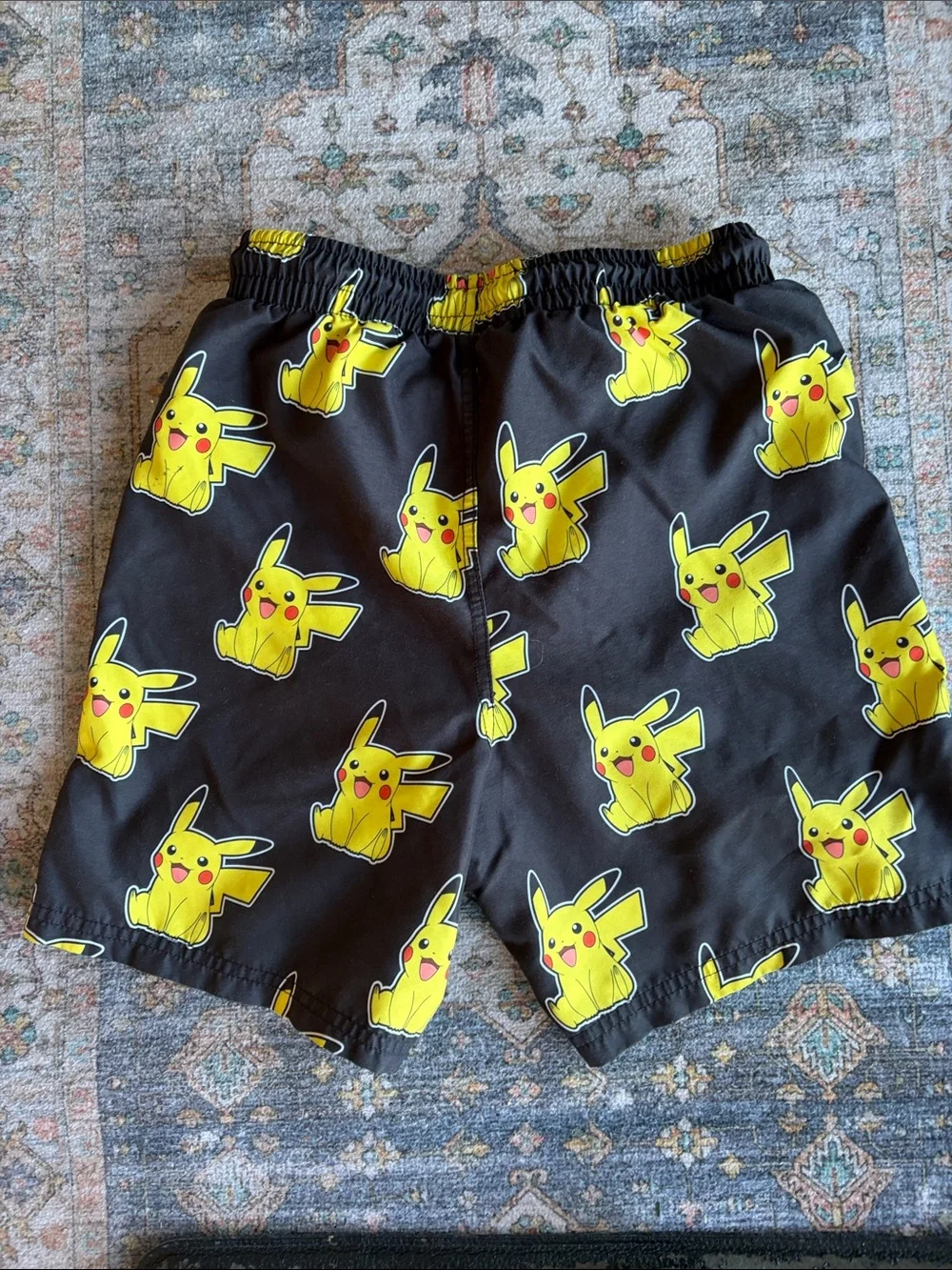 Pikachu Black & Yellow Kids Swim trunks/shorts